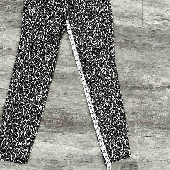 High Waist Animal Print Jeans - Picture 9 of 11